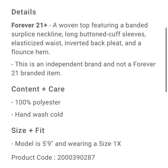 Forever 21 Plus Size Flounce Hem Top 🦹‍♀️ - Picture 5 of 6